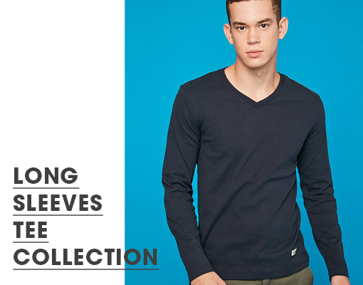 mens long sleeve v neck t shirts