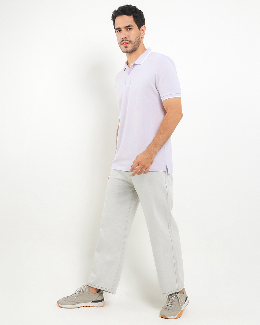 Men's Cotton Lycra Polo