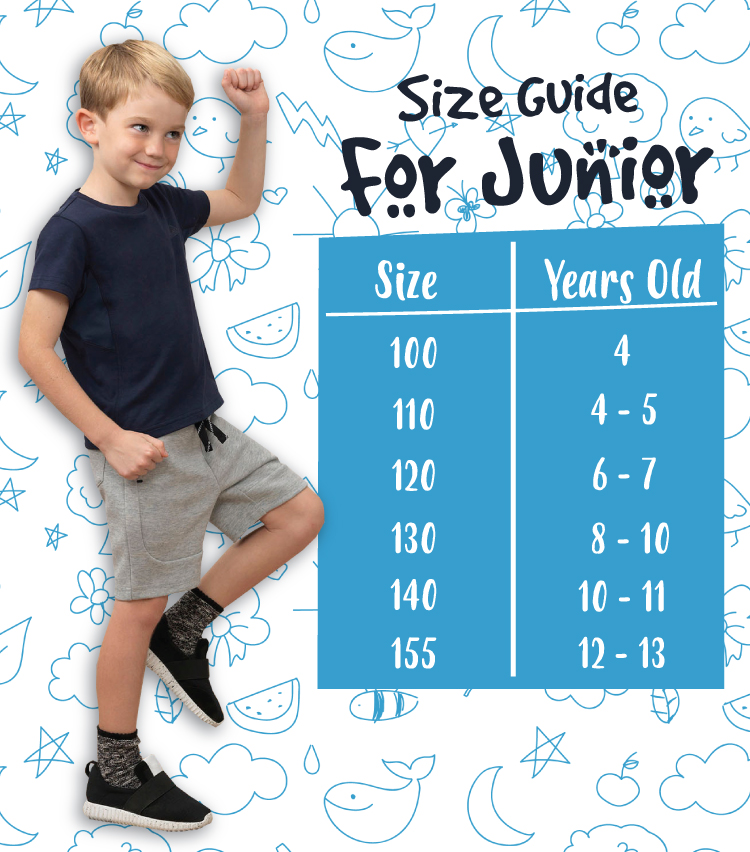 junior size guide