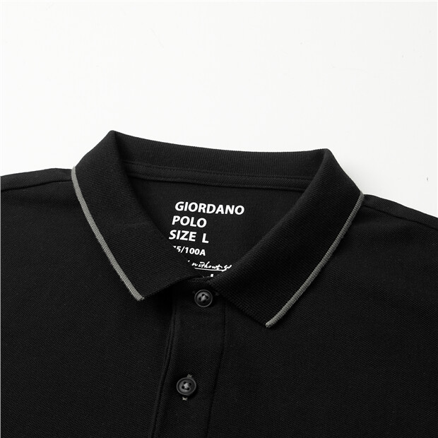 Giordano polo shirt black hotsell