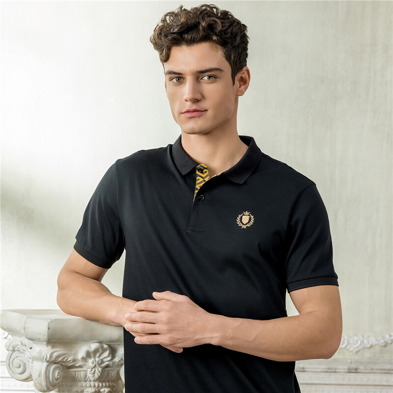 GIORDANO Online Store | เสื้อโปโลผู้ชาย Men's Slim Fit Embroidery Bold ...