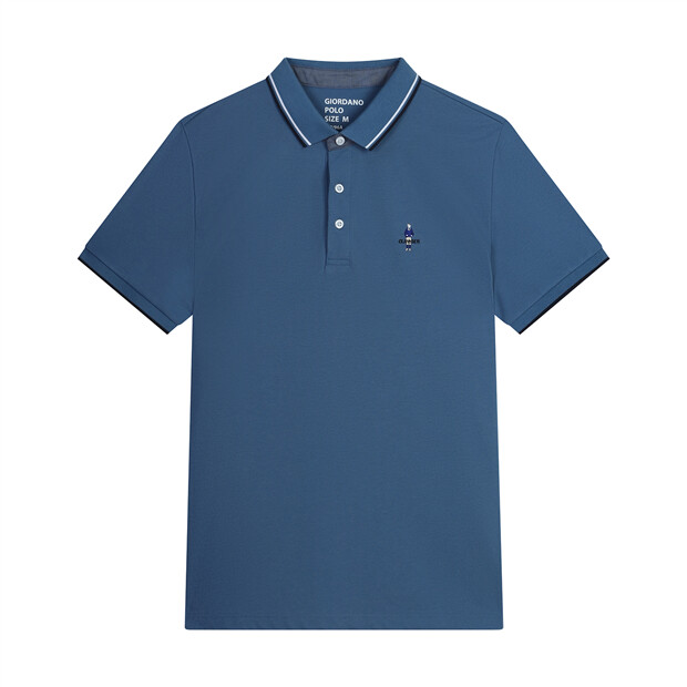 Giordano polo tapered fit best sale