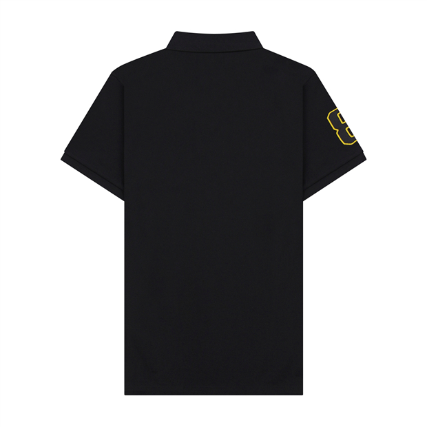 Men's Lycra Pique Embroidery Polo (3D Lion) | GIORDANO
