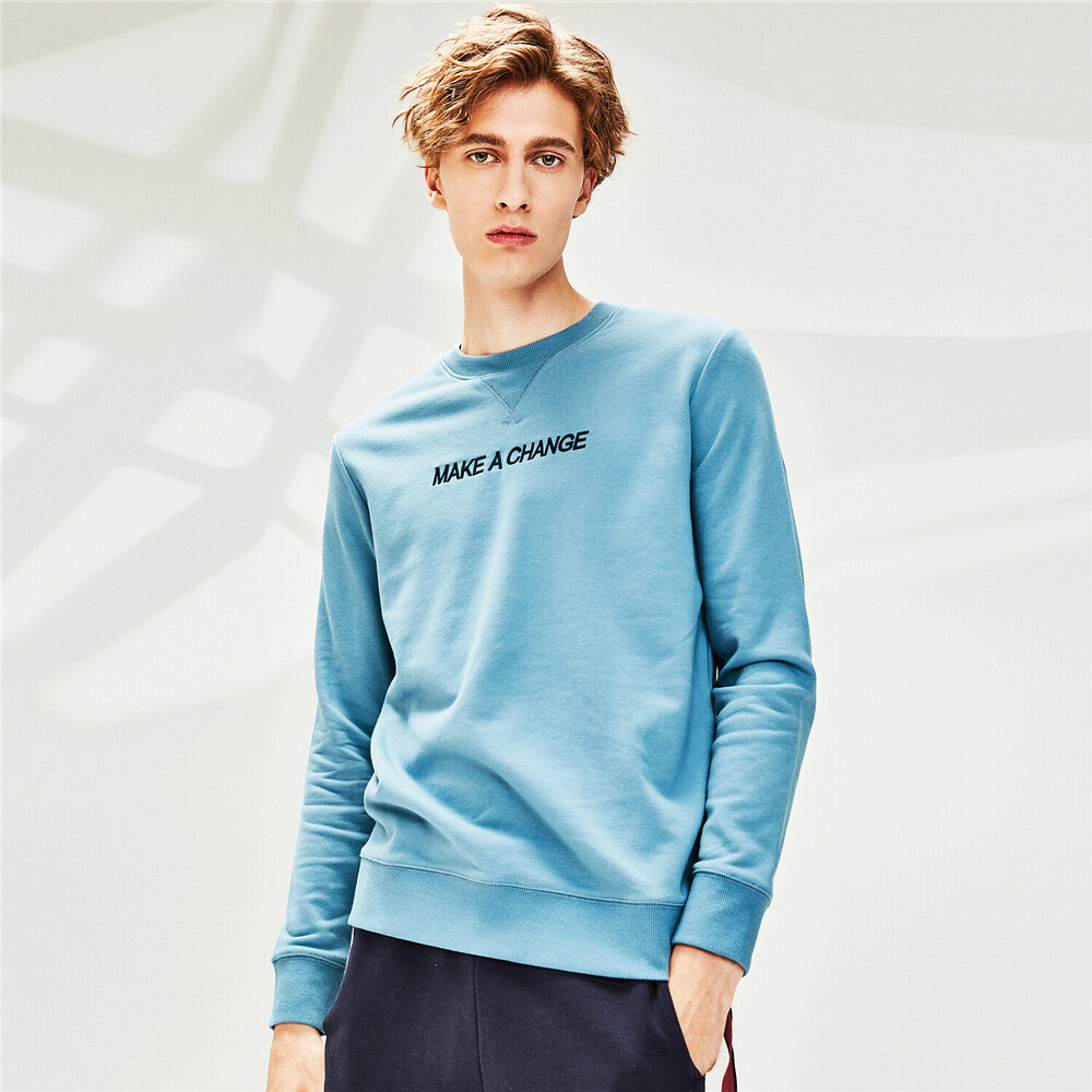 embroidered crew neck sweatshirts