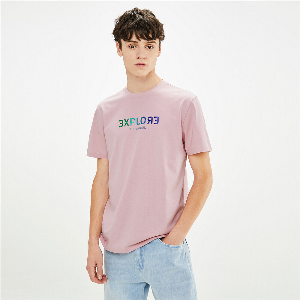 Men's High-tech cool laser printing 