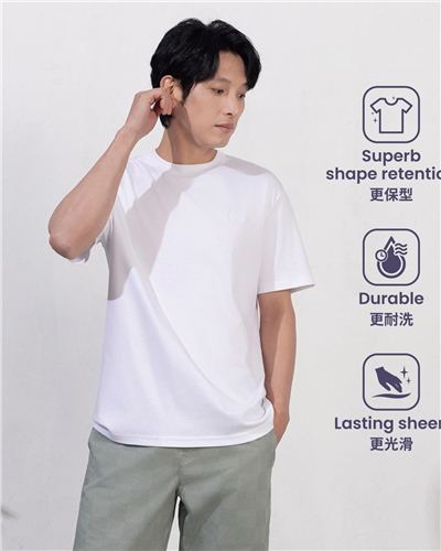 Men Embroidery Oversized Tee - Black - SM2601012D main image 0