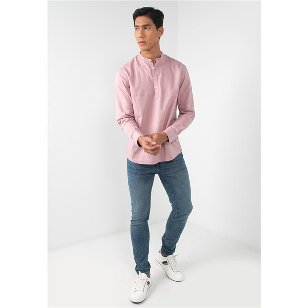 Áo Sơ Mi Nam Linen  GIORDANO Online Store