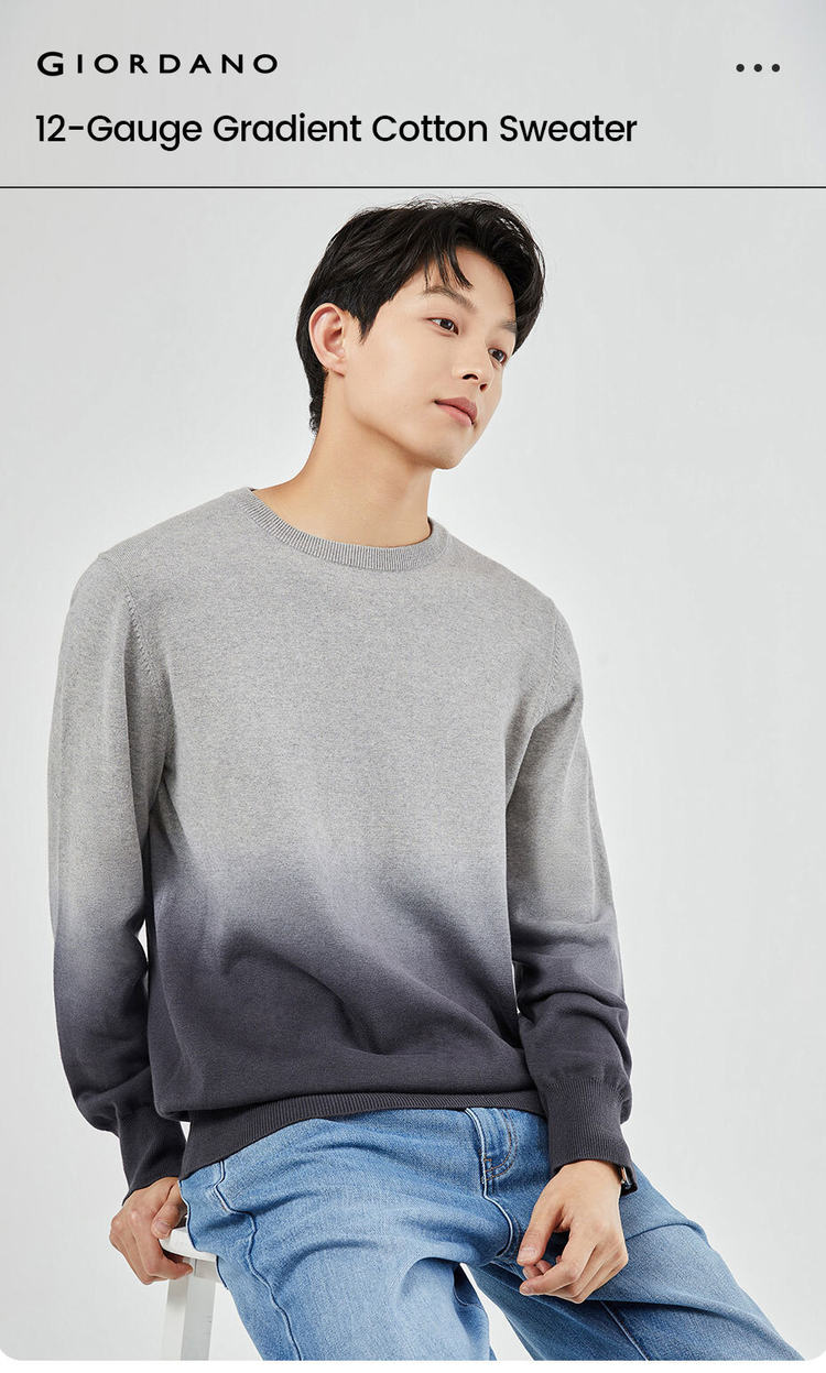 【BOTT】24SS Gradation Cotton Sweater BoTTGradation Cotton Sweater - Apple Butter Store