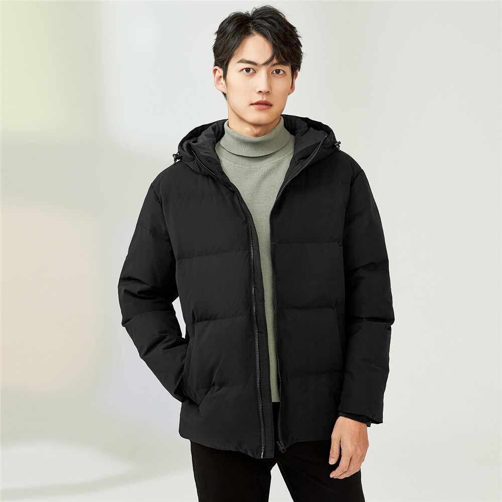 grey duck down jacket