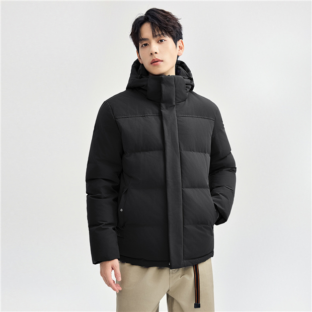 3-Proof detachable hoodie goose down jacket | GIORDANO Online Store