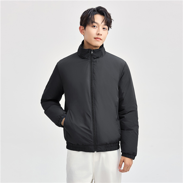 Online Exclusive] Men's Stand Collar Jacket | GIORDANO Online Store