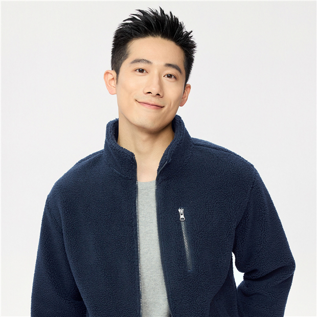 Sherpa fleece multi-pocket stand collar jacket | GIORDANO Online Store