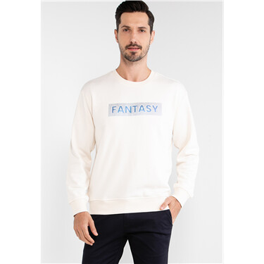 Fantasy Relax Fit Long Sleeve Printed Pullover