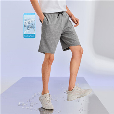 High-tech antibacterial elastic waist shorts