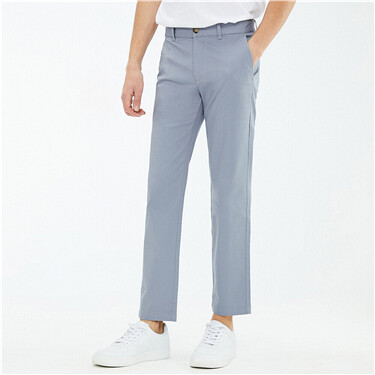 Stretchy slim mid-low rise pants