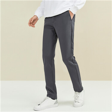 Thick fleece-lined mid-rise pants