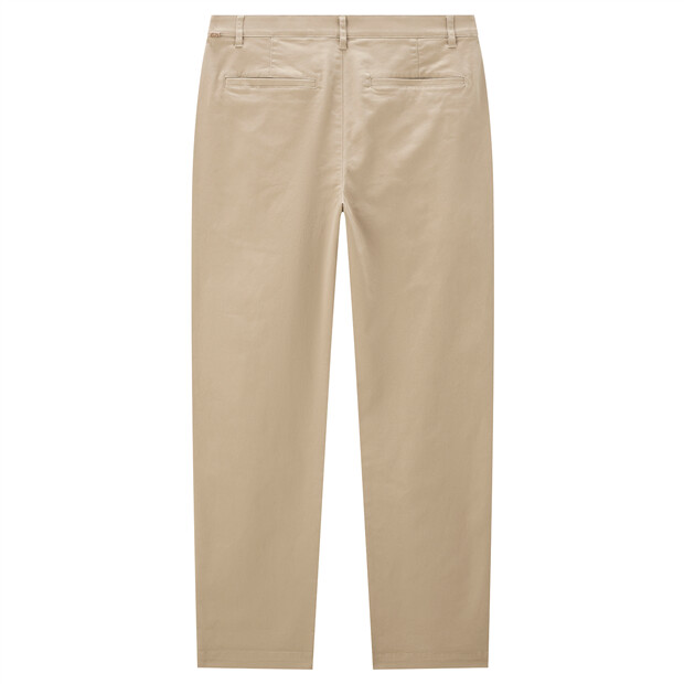 Easy care mid low rise stretchy pants | GIORDANO Online Store