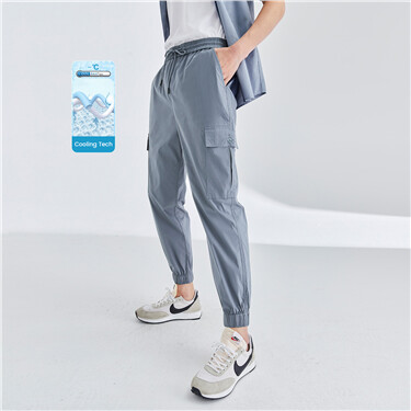 High-tech cool quick dry cargo joggers
