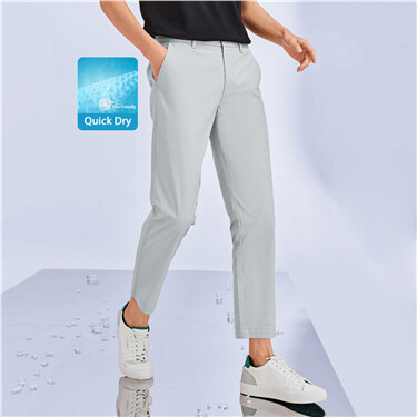 High-tech cool mid low rise lightweight pants