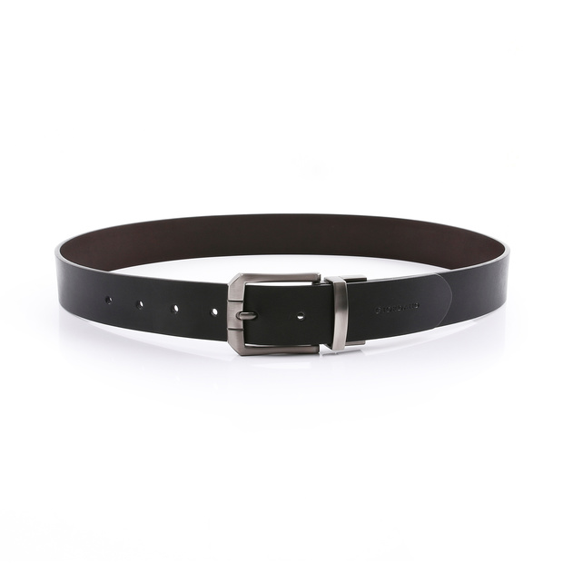Sophos 30MM REVERSIBLE LEATHER BELT WITH NICKLE BUCKLE IN WAIST SIZE 32 TO  56 : : Fashion