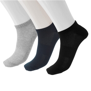 3 pairs contrast letter socks