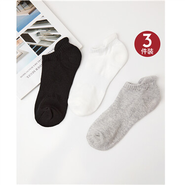 3 pairs/pkg anti-slip socks
