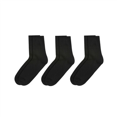 Solid crew socks (3-pairs)
