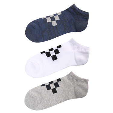 Solid ankle socks (3-pairs)