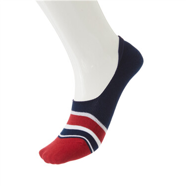 Contrast anti-slip terry lining socks