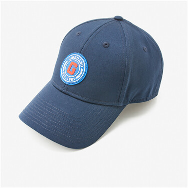 Badge cotton adjustable cap