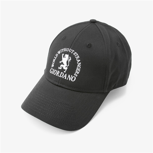 Lion embroidery cotton adjustable cap | GIORDANO Online Store