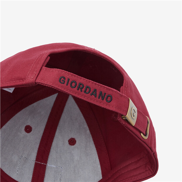 Snow mountain badge cotton cap | GIORDANO Online Store