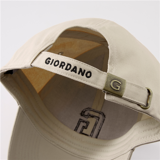 G embroidery 100% cotton cap | GIORDANO Online Store