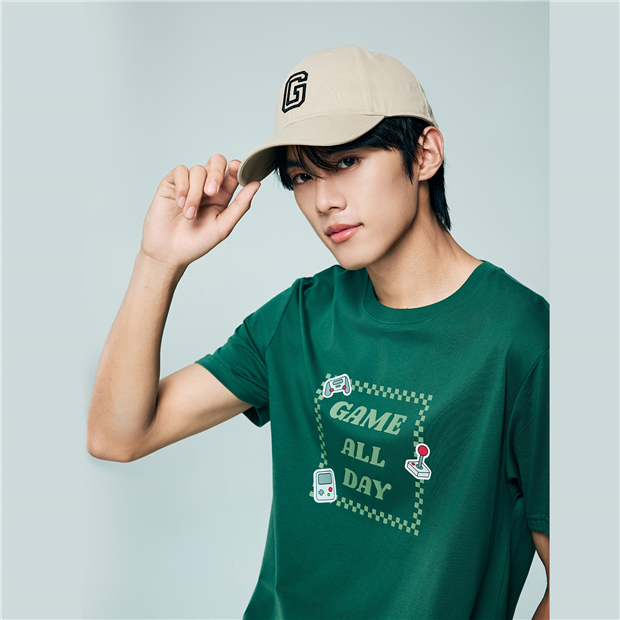 G embroidery 100% cotton cap | GIORDANO Online Store