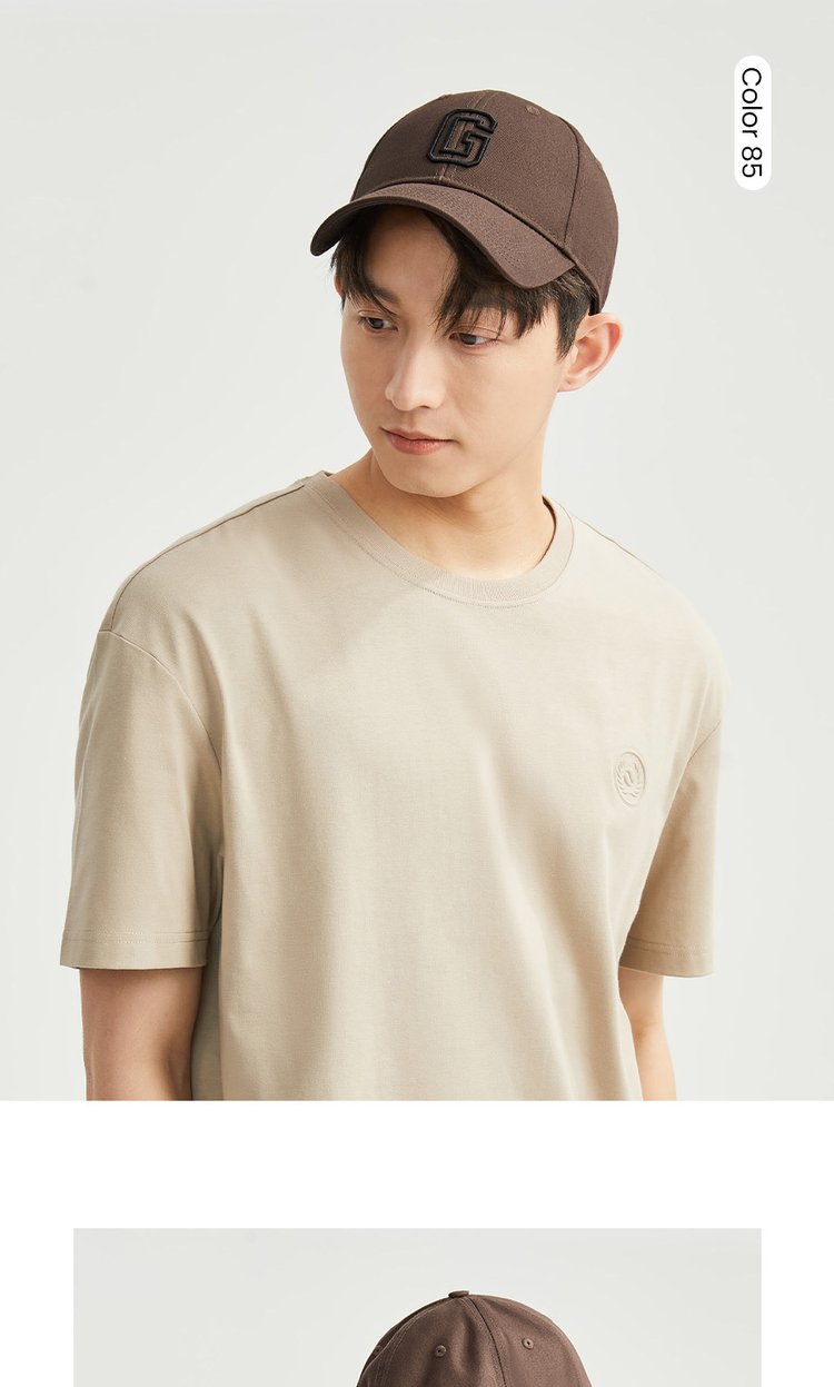 G embroidery 100% cotton cap | GIORDANO Online Store