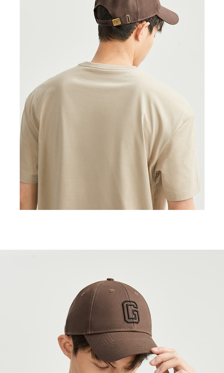 G embroidery 100% cotton cap | GIORDANO Online Store