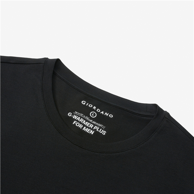 Online thermal G-Warmer tee | GIORDANO crewneck stretchy Store