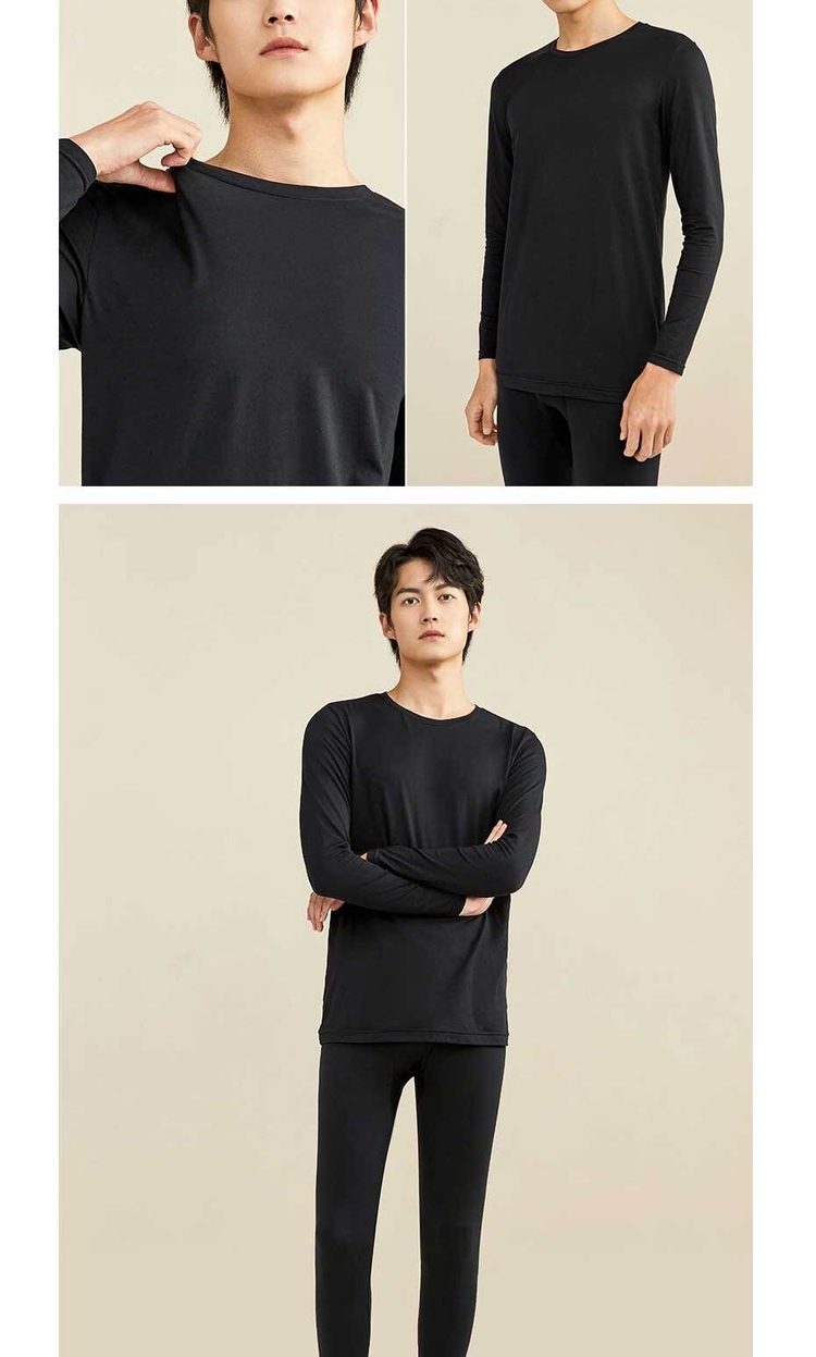 G-Warmer crewneck thermal Store stretchy | Online GIORDANO tee