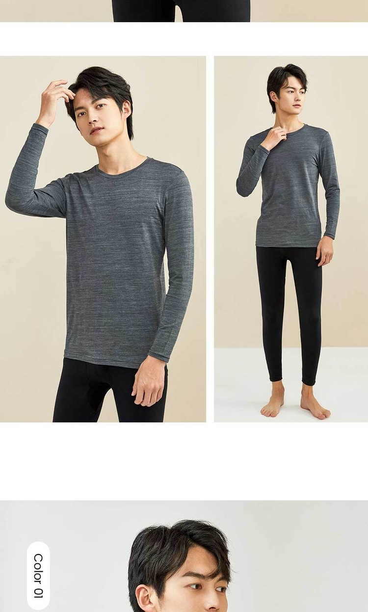Online stretchy Store | tee thermal crewneck GIORDANO G-Warmer