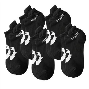 Von graphic non slip ankle socks (5-pairs)
