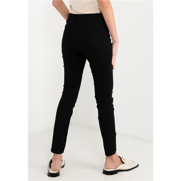 Stretch High Waisted Tapered Pants