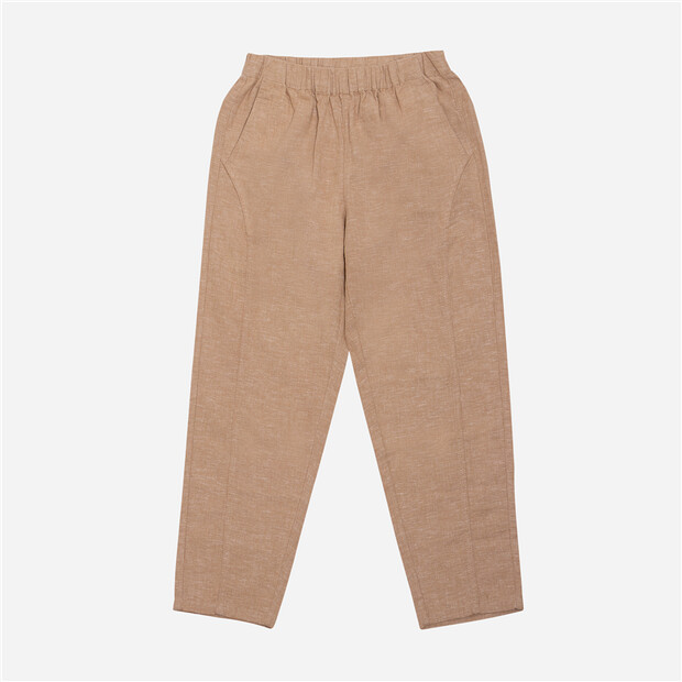 Women's Linen Cotton Pants | GIORDANO 