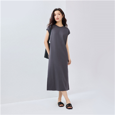 【GIORDANO】♥コーティング オーバーフィット JK♥ 日本製/接触冷感]シアーコンビジャージープルオーバー