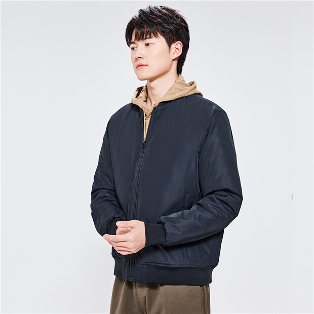 Stand collar padded bomber jacket | GIORDANO Online Store