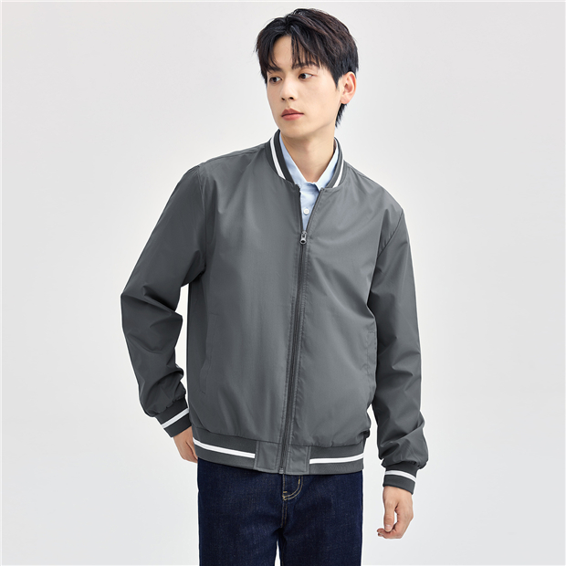 ジャケット・アウター goyemon Rib Regular Collar A/C Shirts M Contrasting collar bomber jacket | GIORDANO Online Store