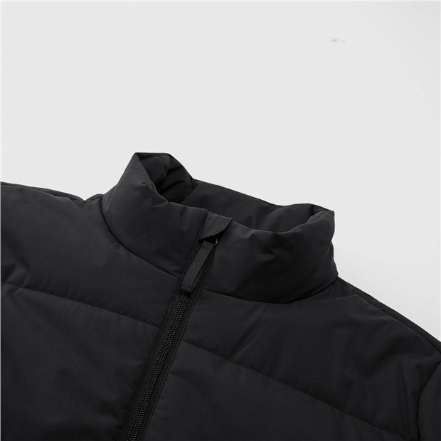 Stand collar solid color padded jacket | GIORDANO Online Store