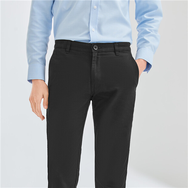 Mid-low slim fit khaki Online | Store GIORDANO pants