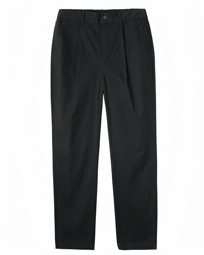 men's half elastic waist pants