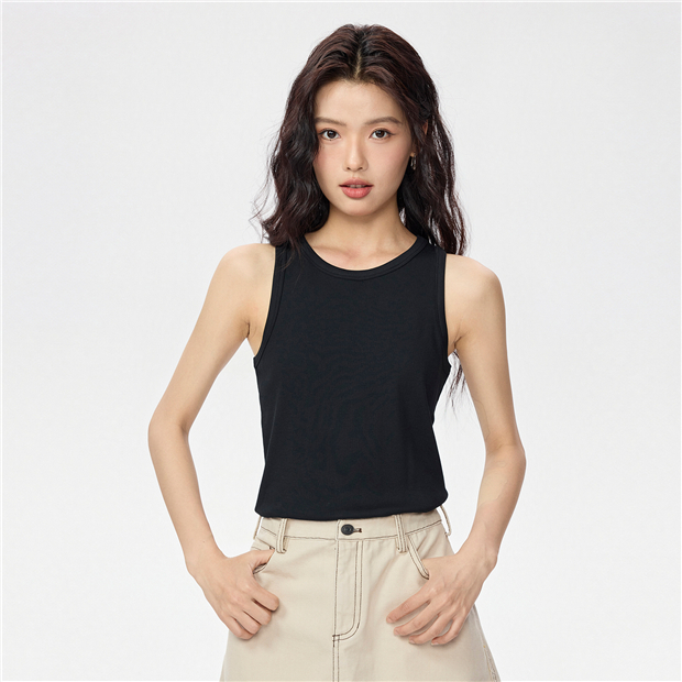 売れ筋商品|||ダナキャランニューヨーク カットソー トップス レディース Women's Crewneck Smocked Sleeveless Top BLK - BLACK DKNY by Donna Karan Sleeveless Ruched Crew Neck Top | Dillard's
