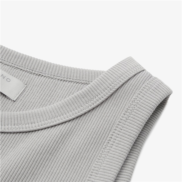 シンゾーンCIRCULAR RIB SLEEVELESS 06 GRAY